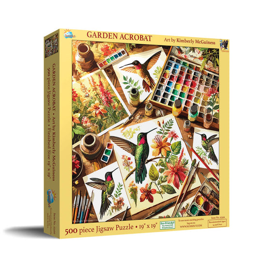 0155 Garden Acrobat 500 Pc Puzzle