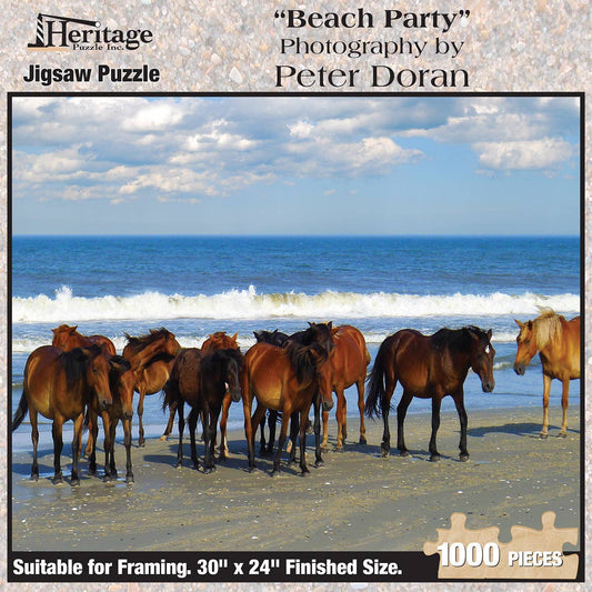 Beach Party 1000 Piece Puzzle