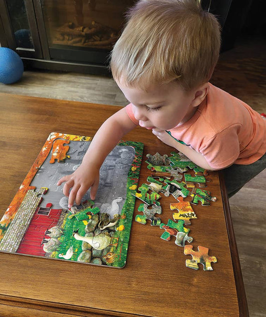Sheep Farm (Tray) 35-Piece Cobble Hill Puzzle