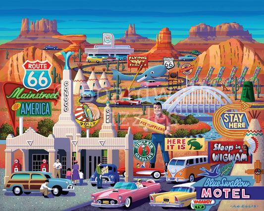 Route 66 - Personal Puzzle - 210 Piece