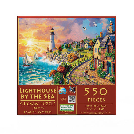 Lighthouse by the Sea 550 pc Puzzle