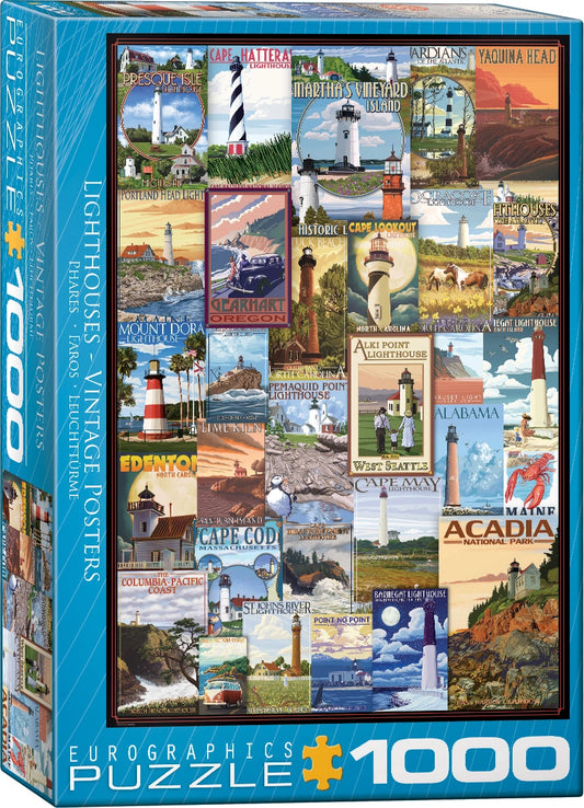 Lighthouses Vintage Posters