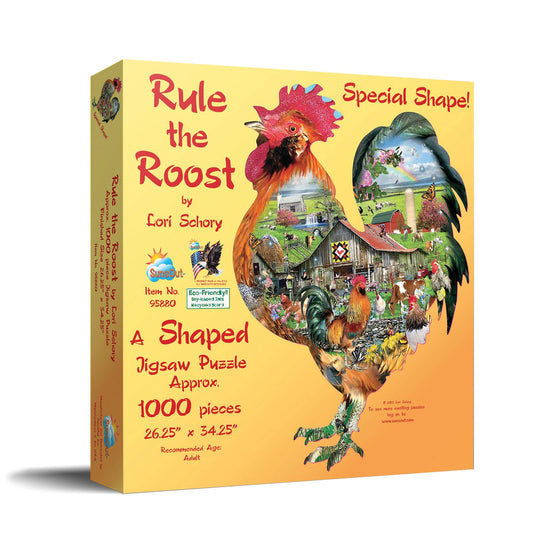 0313 Rule the Roost SHAPED Puzzle