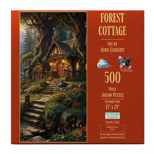 Forest Cottage 500 pc Puzzle