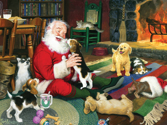 Santa's Playtime 275-Piece Cobble Hill Puzzle