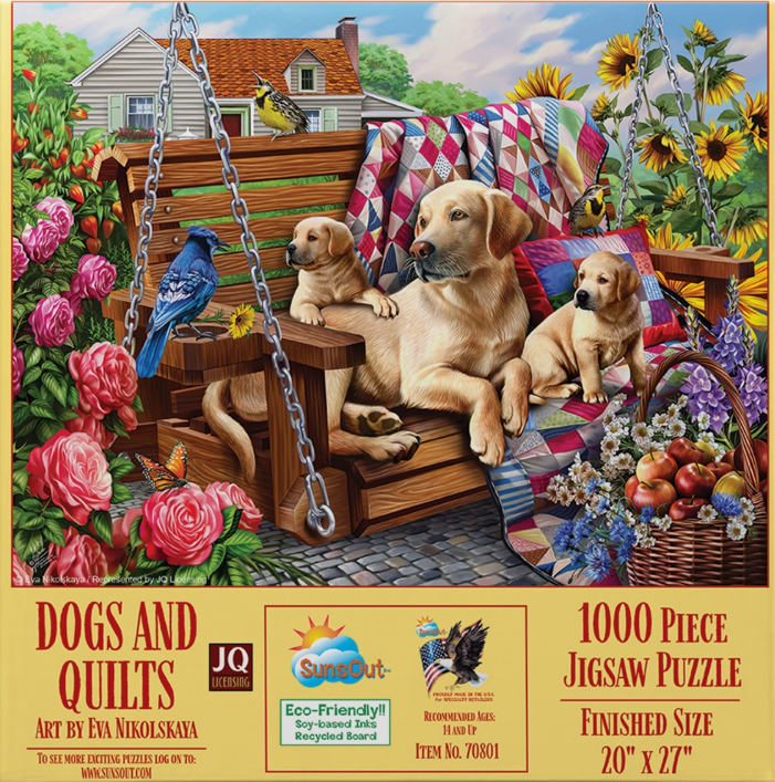 Dogs and Quilts 1000 Piece