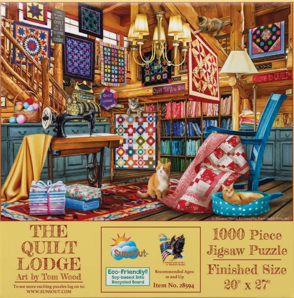 The Quilt Lodge 1000 Pieces