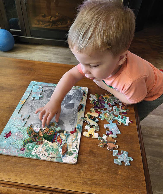 S'more Snowfall (Tray) 35-Piece Cobble Hill Puzzle