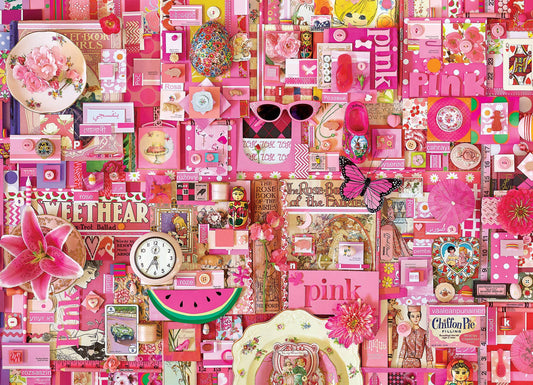 Pink 1000-Piece Cobble Hill Puzzle