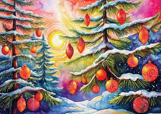 Christmas Sunrise 1000-Piece Enjoy Puzzles
