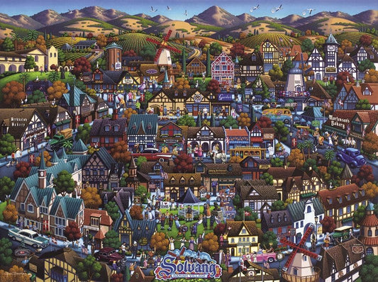Solvang Danish Village - 1000 Piece
