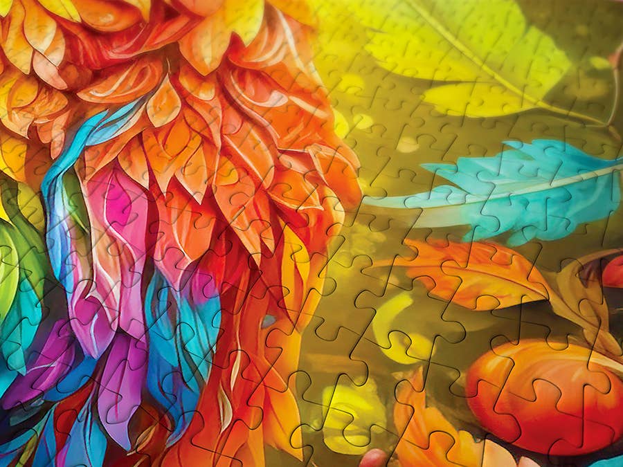 Autumnal Owl 1000-Piece Enjoy Puzzle