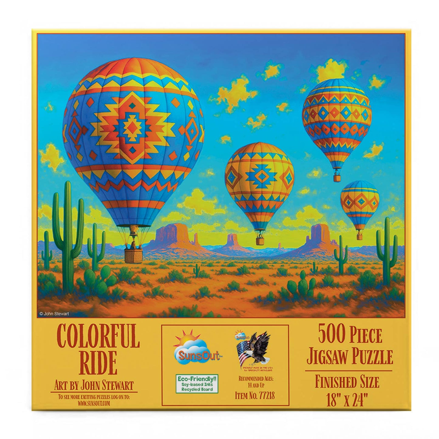 Colorful Ride 500 Pc Puzzle