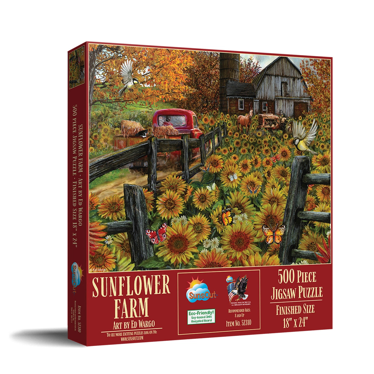Sunflower Farm 500 Pc Puzzle