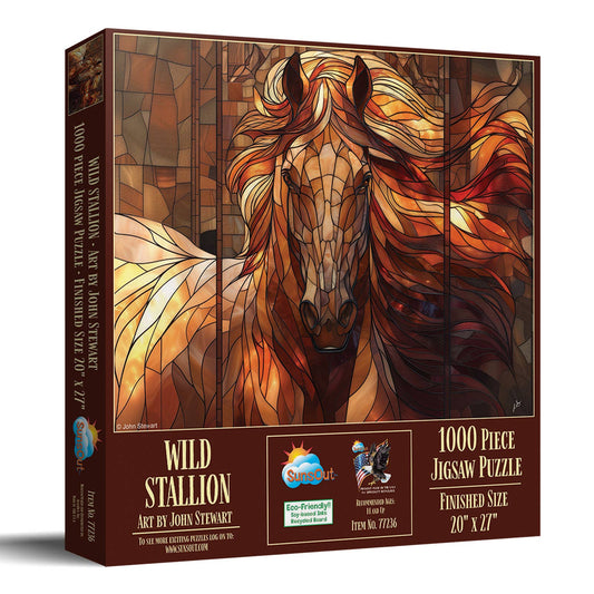 1005 Wild Stallion 1000 pc Puzzle