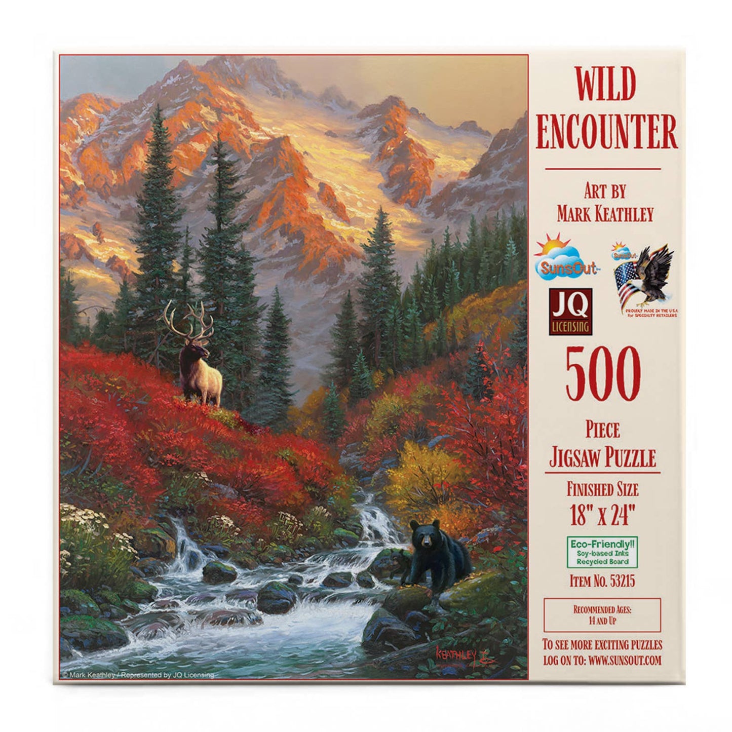 1015 Wild Encounter 500 pc Puzzle