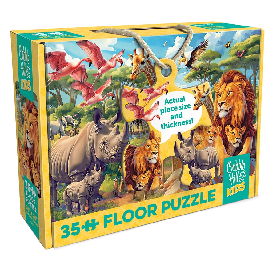 African Plains (35-Piece) Cobble Hill Floor Puzzle