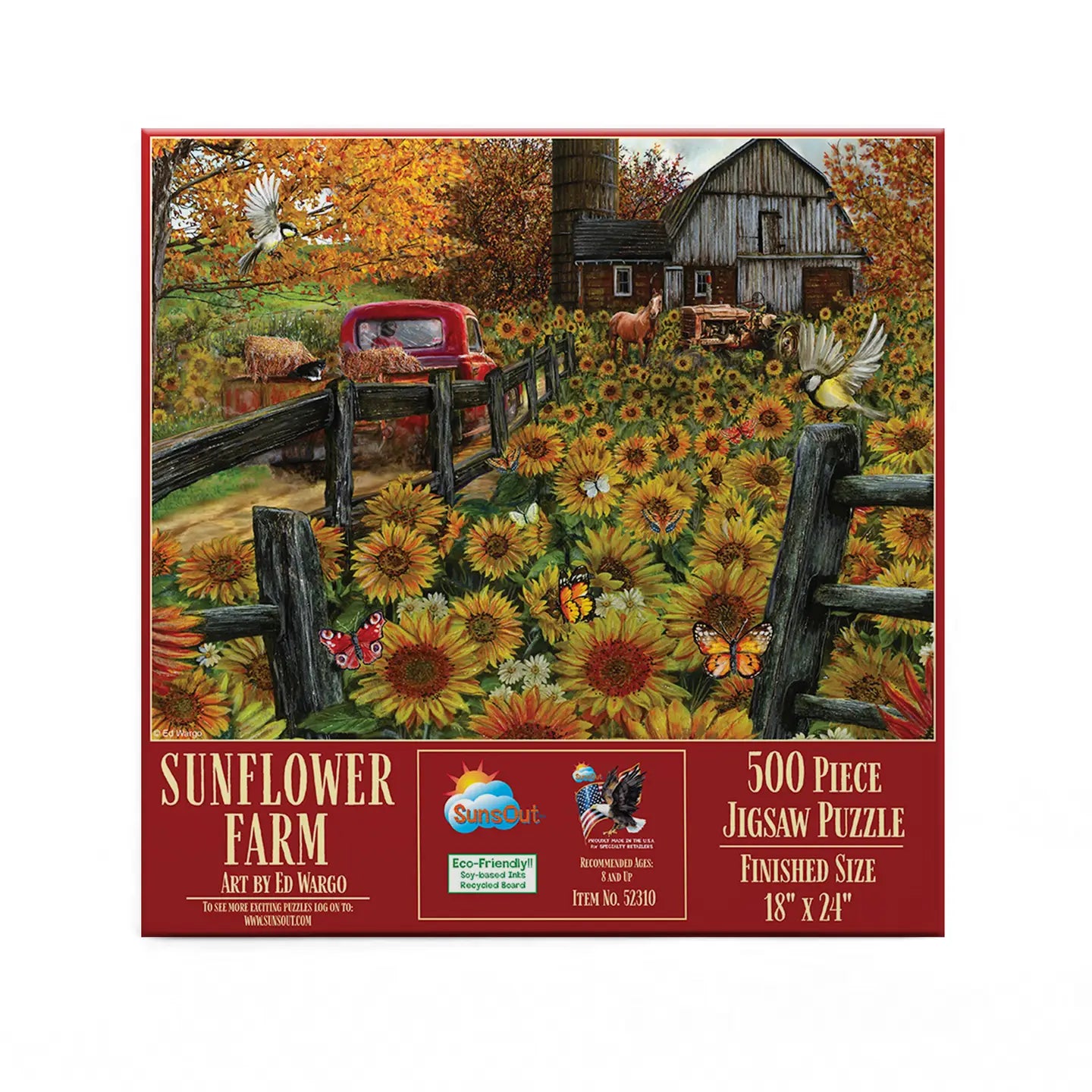 Sunflower Farm 500 Pc Puzzle