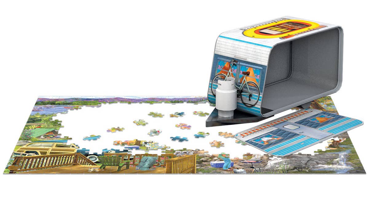 Camping Trailer Tin