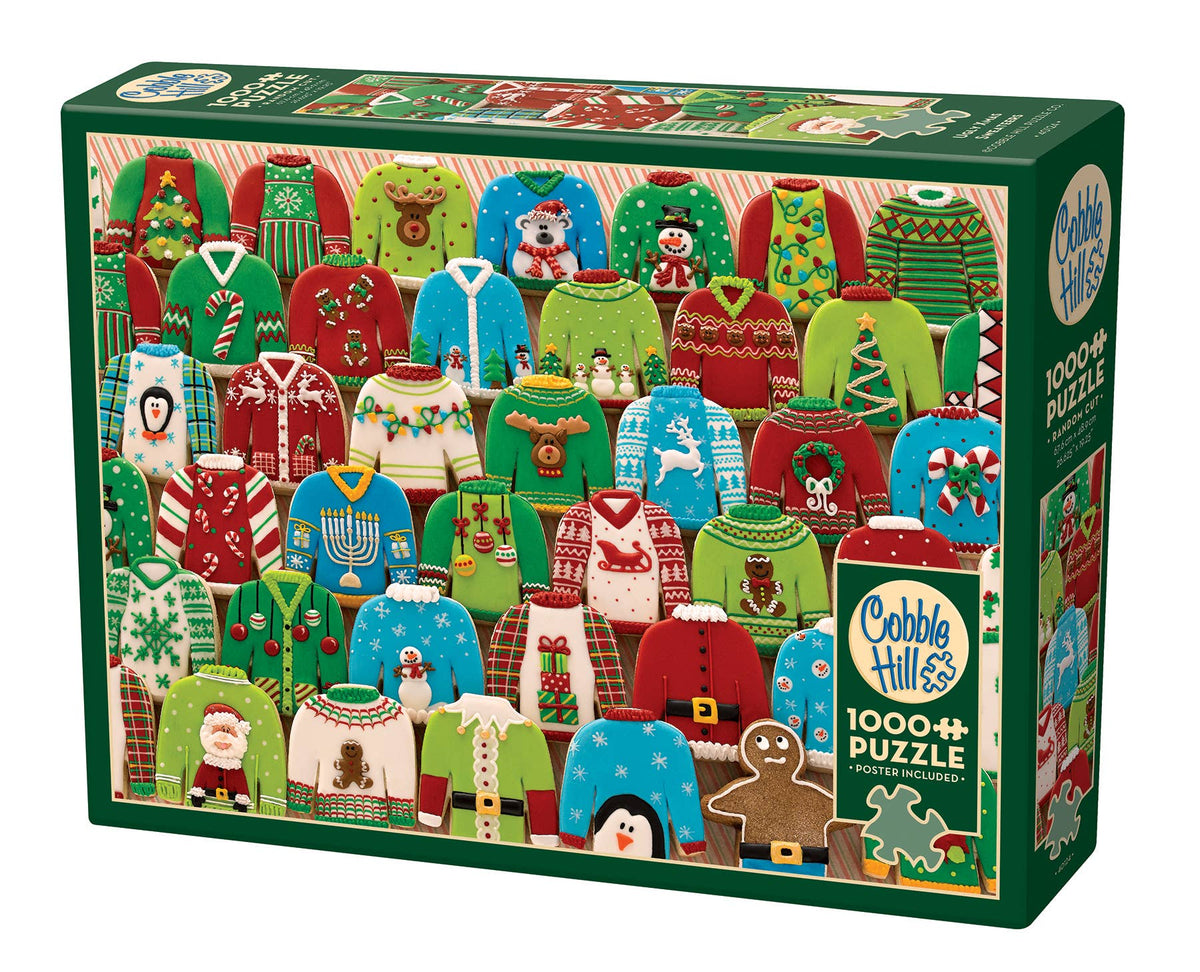 Ugly Xmas Sweaters 1000-Piece Cobble Hill Puzzle