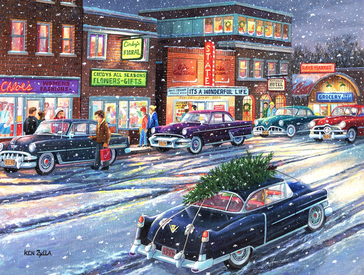Twilight On Main 500 Pc Puzzle
