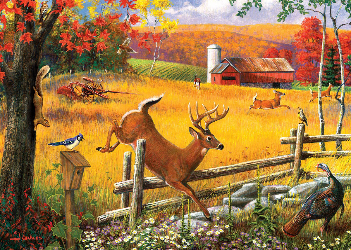The Big Leap (tray) 35-Piece Cobble Hill Puzzle