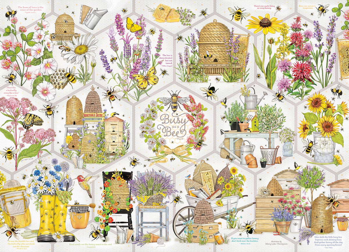 Busy As A Bee 500-Piece Cobble Hill Puzzle