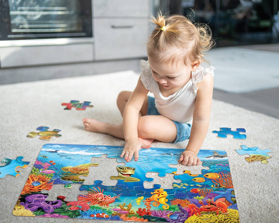 Ocean Reef (35pc) Floor Puzzle - Ages 3+