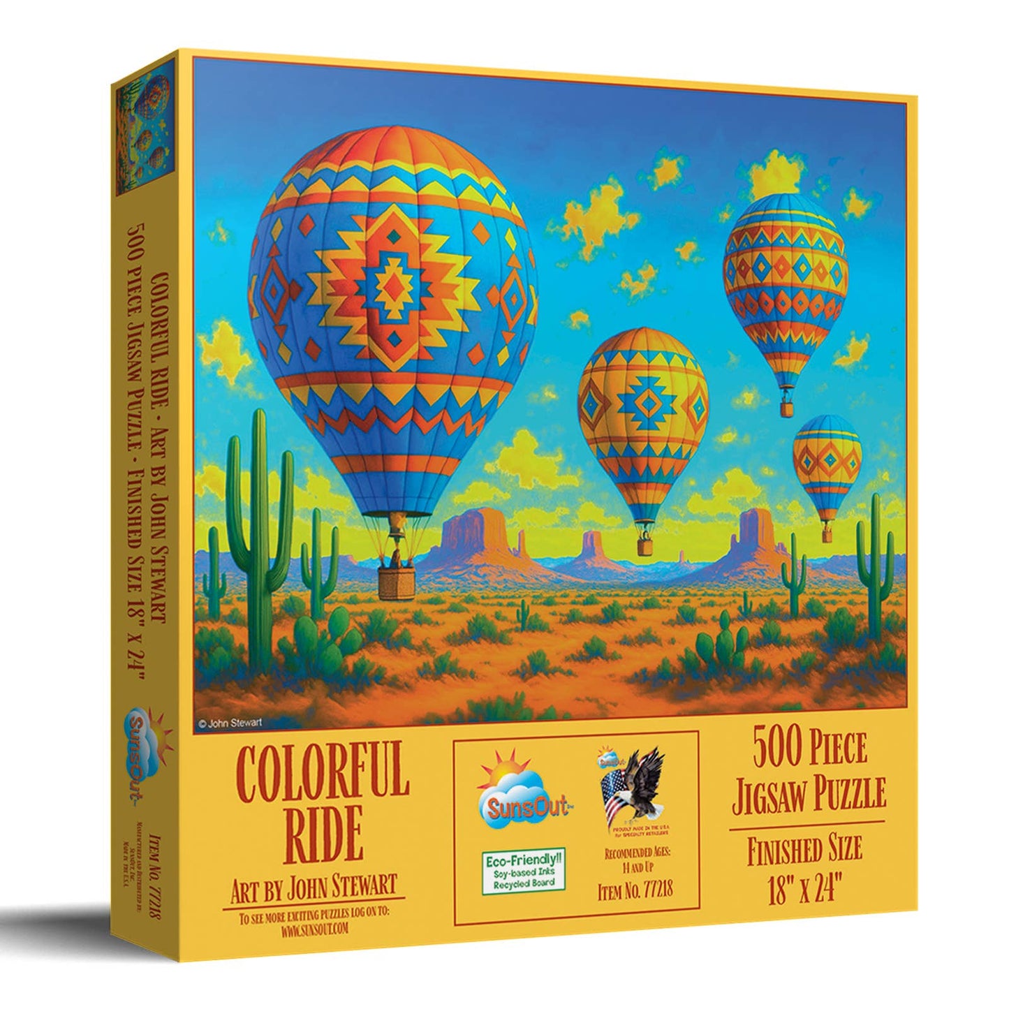 Colorful Ride 500 Pc Puzzle