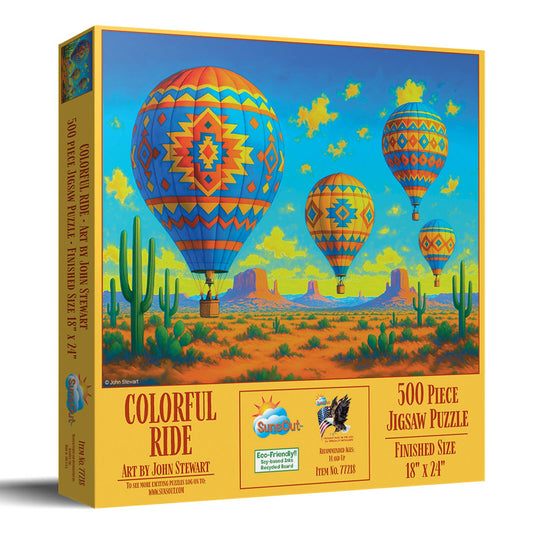 Colorful Ride 500 Pc Puzzle