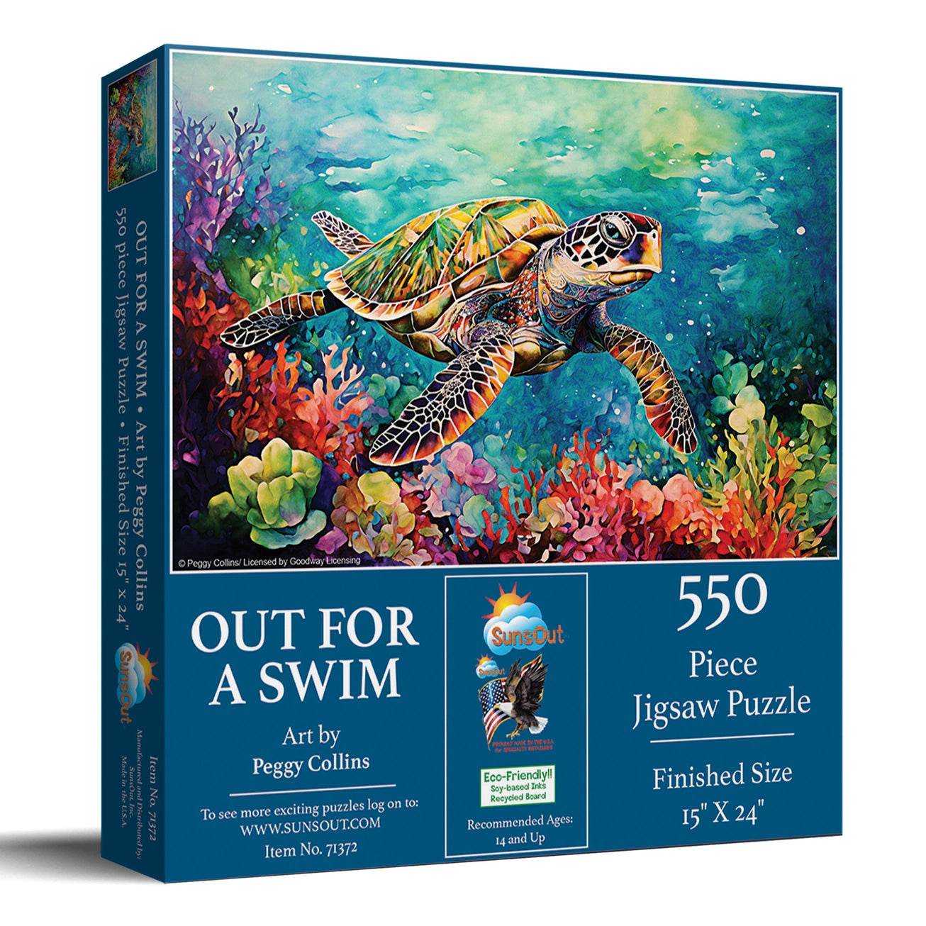 Out For A Swim 550 Pc Puzzle