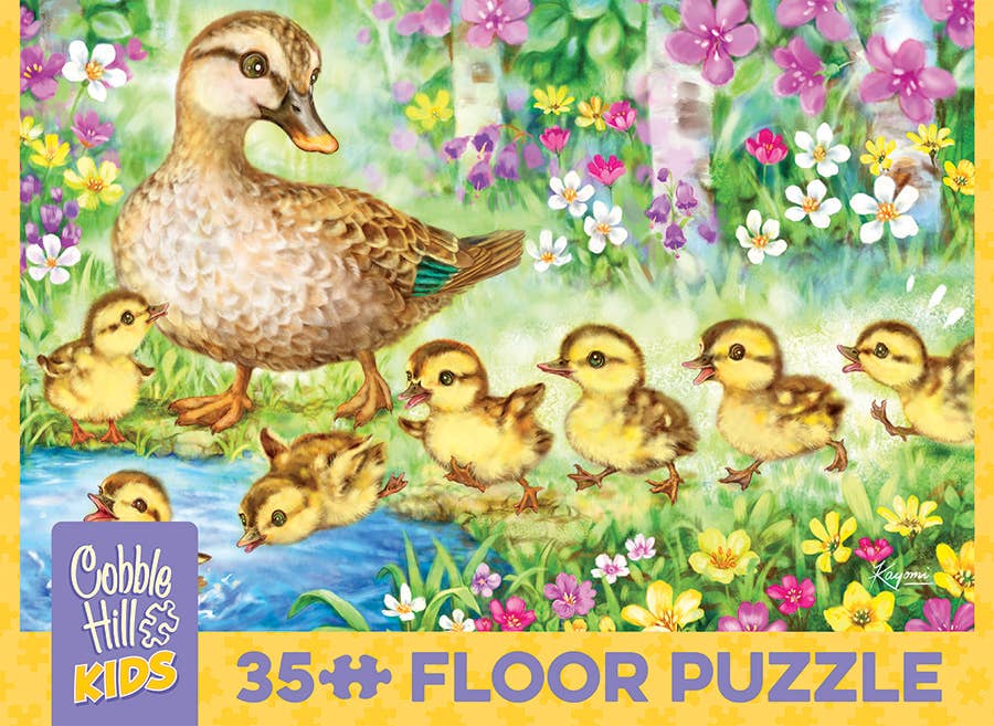 Ducklings (35-Piece) Cobble Hill Floor Puzzle