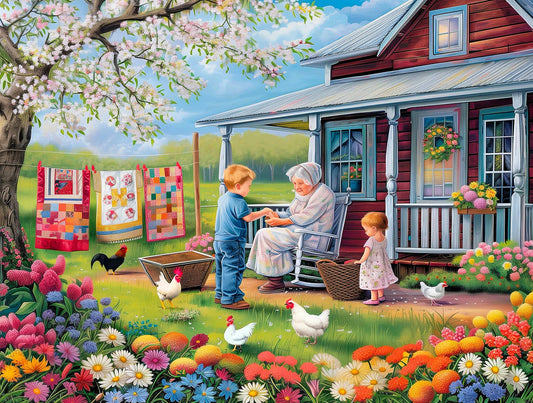 Memaw's Helpers 500 pc Puzzle