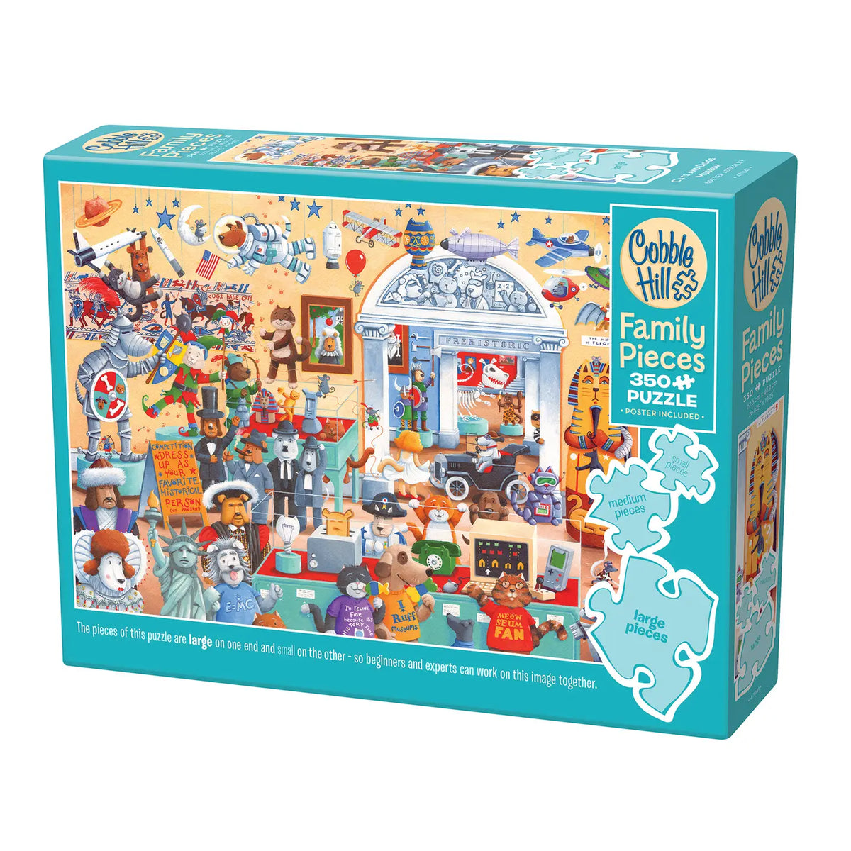Cats and Dogs Museum (Family) 350 Piece Cobble Hill Puzzle