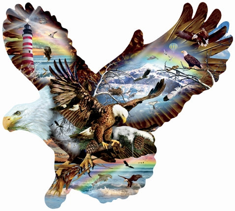 Eagle Eye Shaped Puzzle