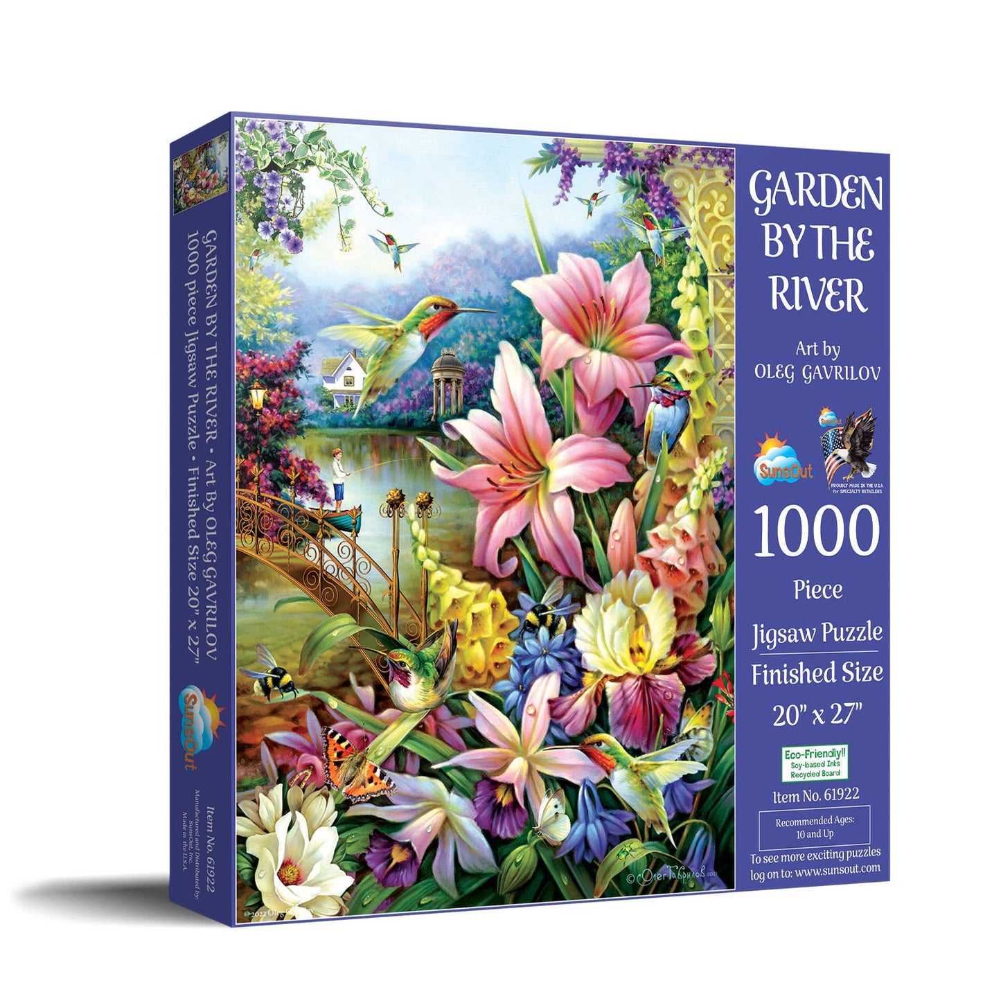 1379 Garden by the River 1000 pc Puzzle
