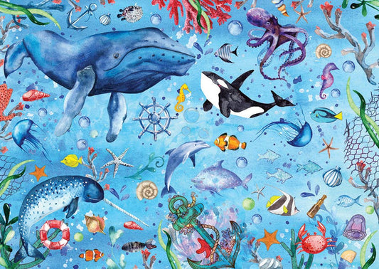 Deep Blue Sea 1000-Piece Enjoy Puzzle