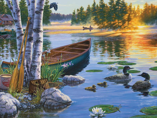 Morning on the Lake 275-Piece Cobble Hill Puzzle