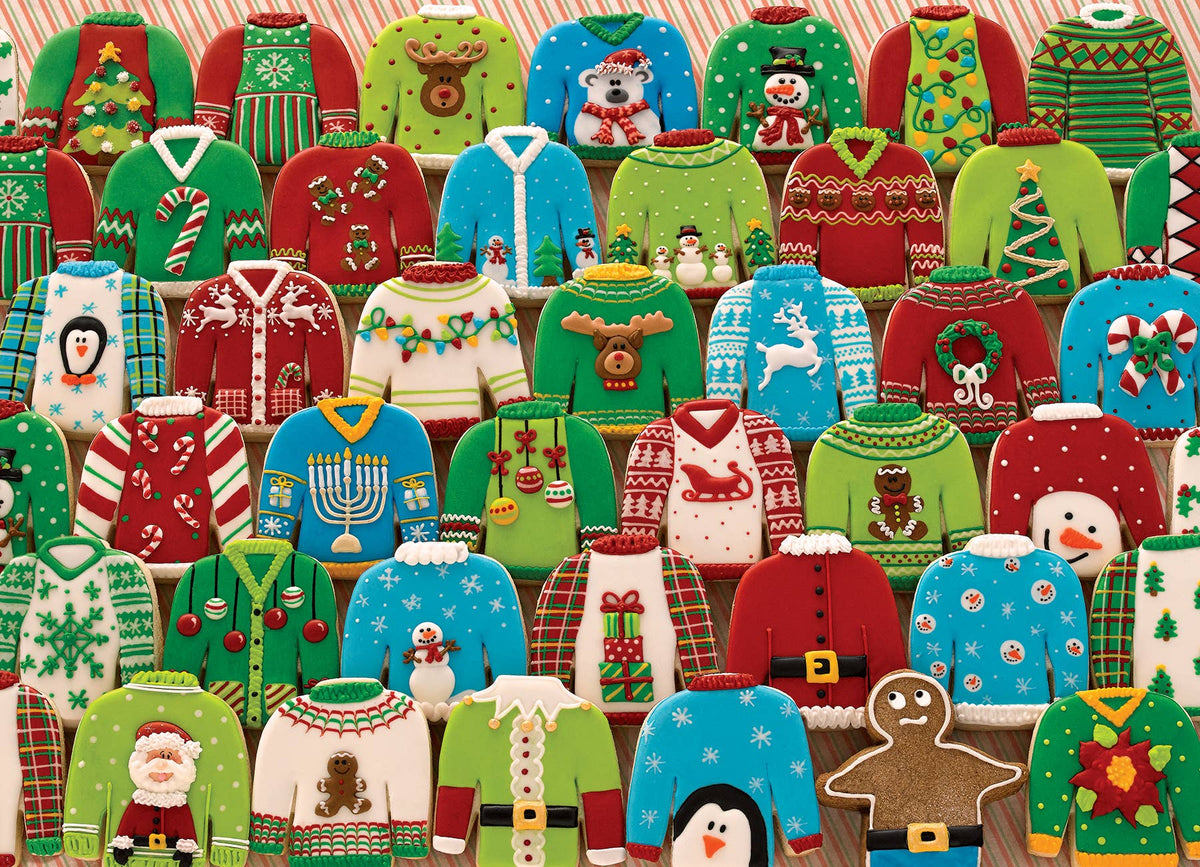 Ugly Xmas Sweaters 1000-Piece Cobble Hill Puzzle