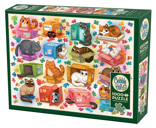 Cats vs Puzzles -1000pc-Puzzle