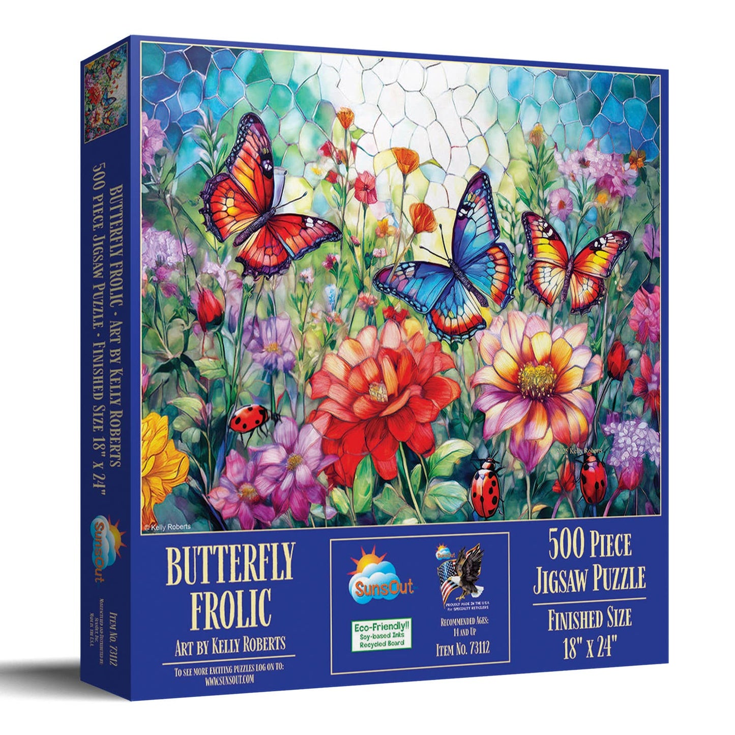 Butterfly Frolic 500 pc Puzzle