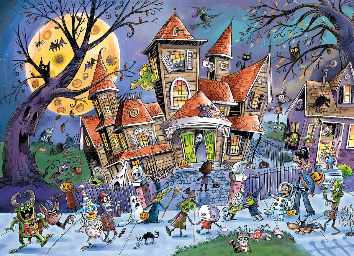 Haunted House (Family) 350-Piece Cobble Hill Puzzle