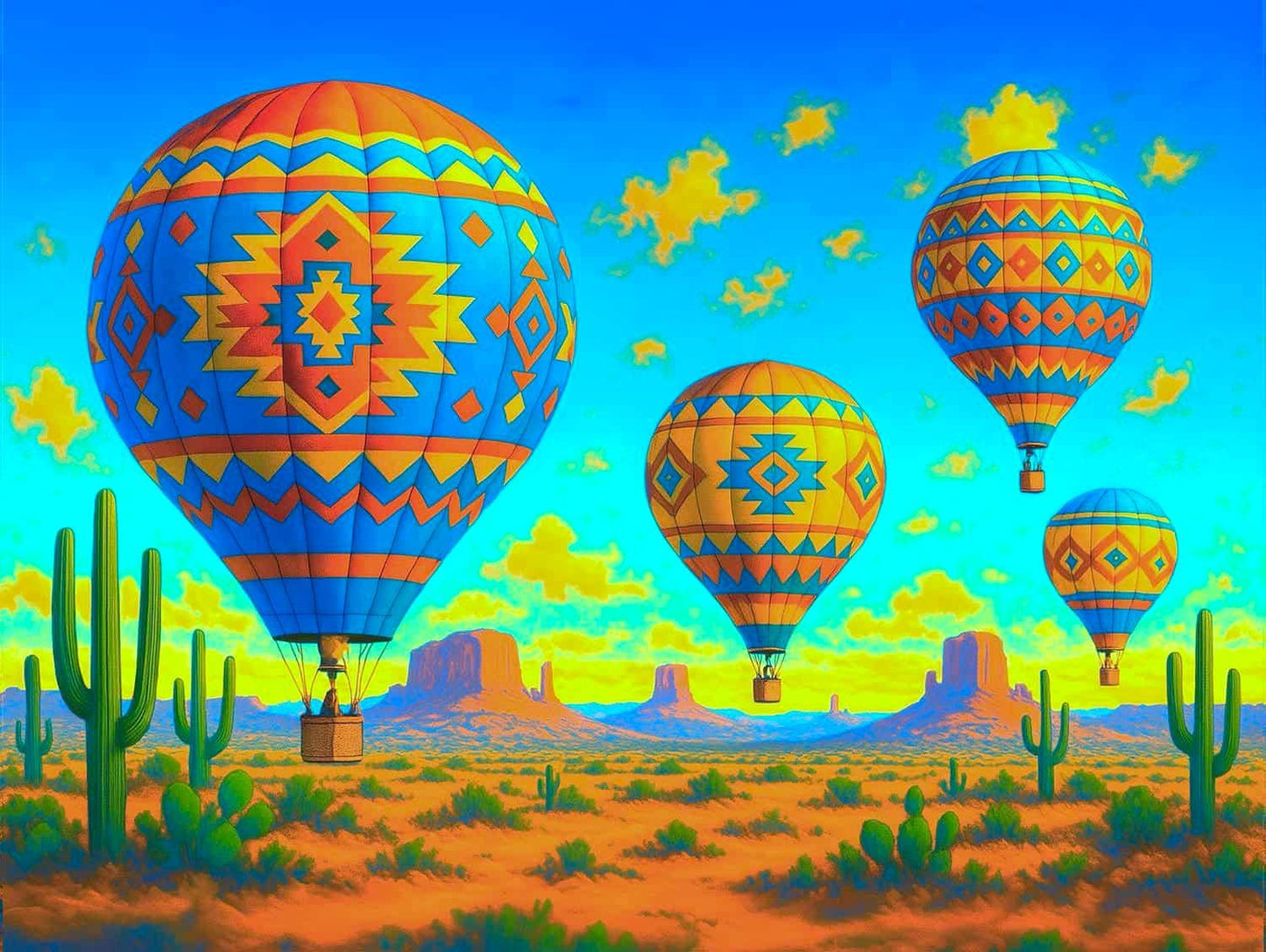 Colorful Ride 500 Pc Puzzle