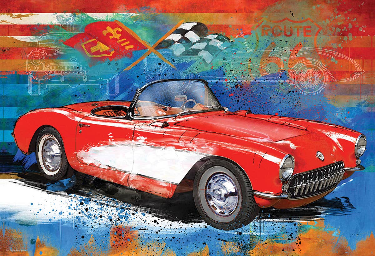 Corvette Cruising Tin