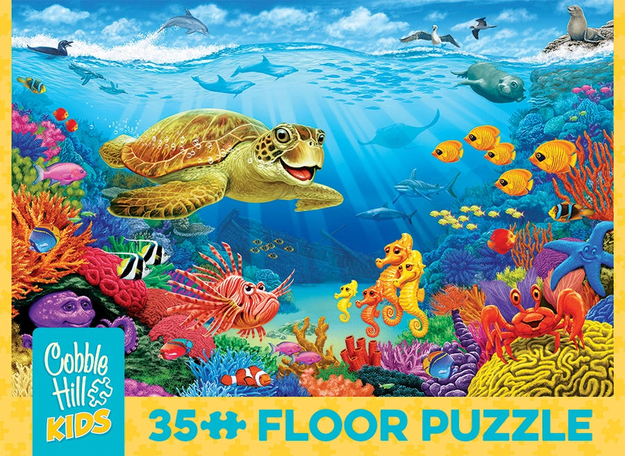 Ocean Reef (35-Piece) Cobble Hill Floor Puzzle