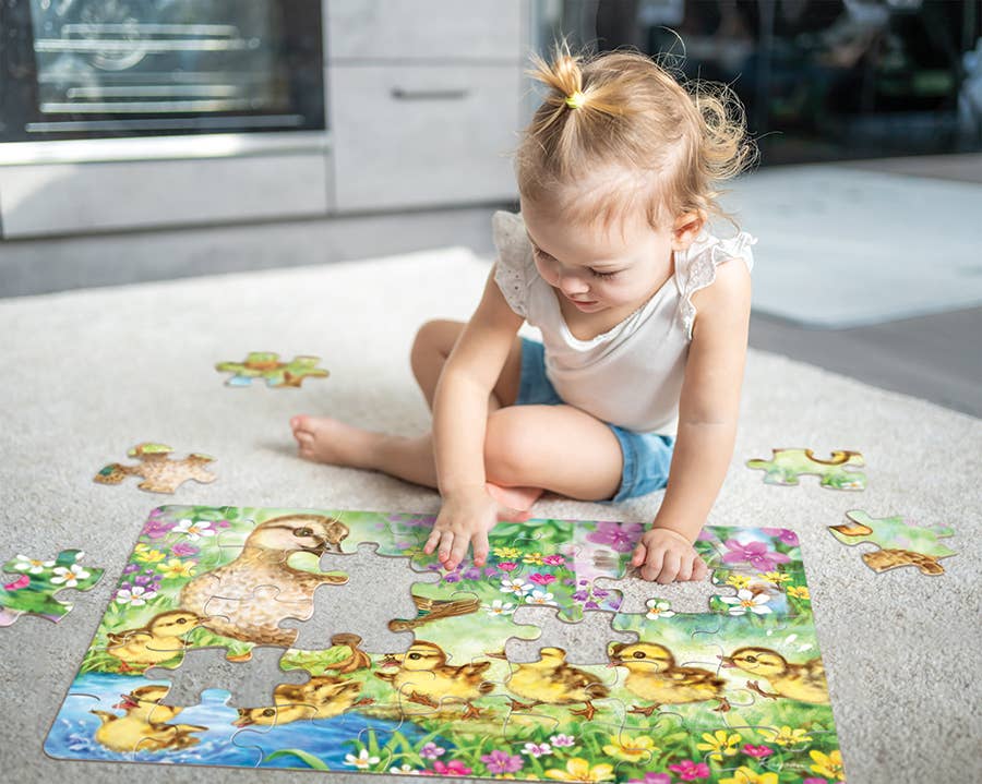 Ducklings (35-Piece) Cobble Hill Floor Puzzle