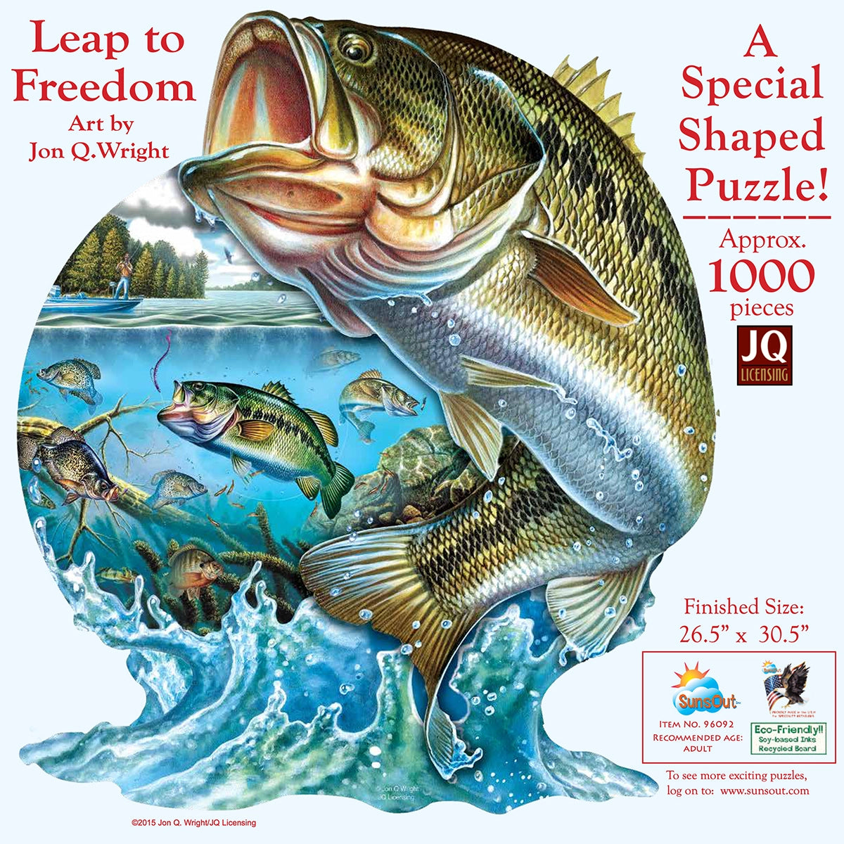 Leap To Freedom Shaped Puzzle