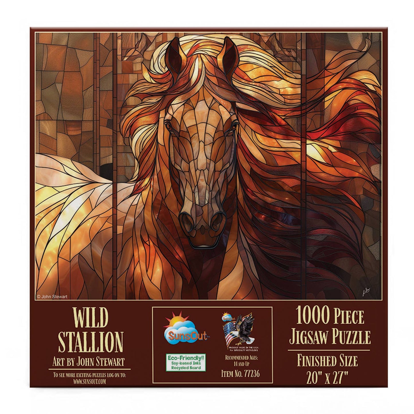 1005 Wild Stallion 1000 pc Puzzle