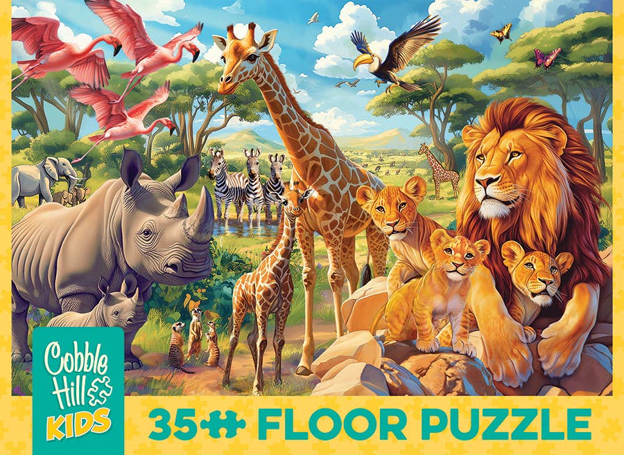 African Plains (35-Piece) Floor Puzzle Ages 3+