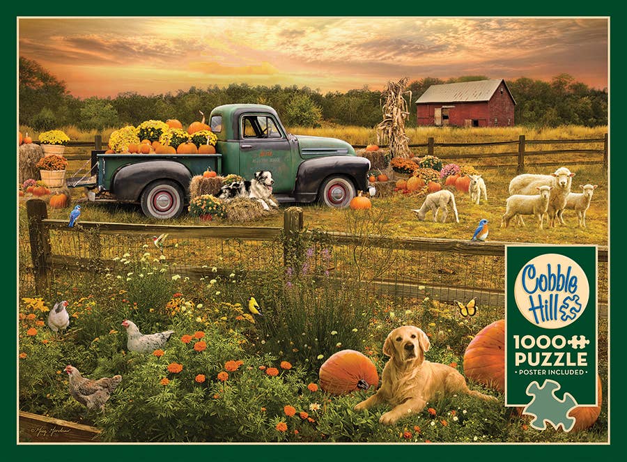 Harvest Time 1000-Piece Cobble Hill Puzzle